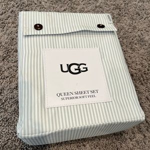 NEW - UGG - Queen Sheet Set - Superior Soft Feel - Ocean Mist
